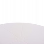 ΤΡΑΠΕΖΙ ΜΠΑΡ ΣΤΡΟΓΓΥΛΟ TERRIN HM6126.11 ΠΟΛΥΠΡΟΠΥΛΕΝΙΟ ΛΕΥΚΟ Φ60x106Υεκ.