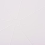 ΤΡΑΠΕΖΙ ΜΠΑΡ ΣΤΡΟΓΓΥΛΟ TERRIN HM6126.11 ΠΟΛΥΠΡΟΠΥΛΕΝΙΟ ΛΕΥΚΟ Φ60x106Υεκ.