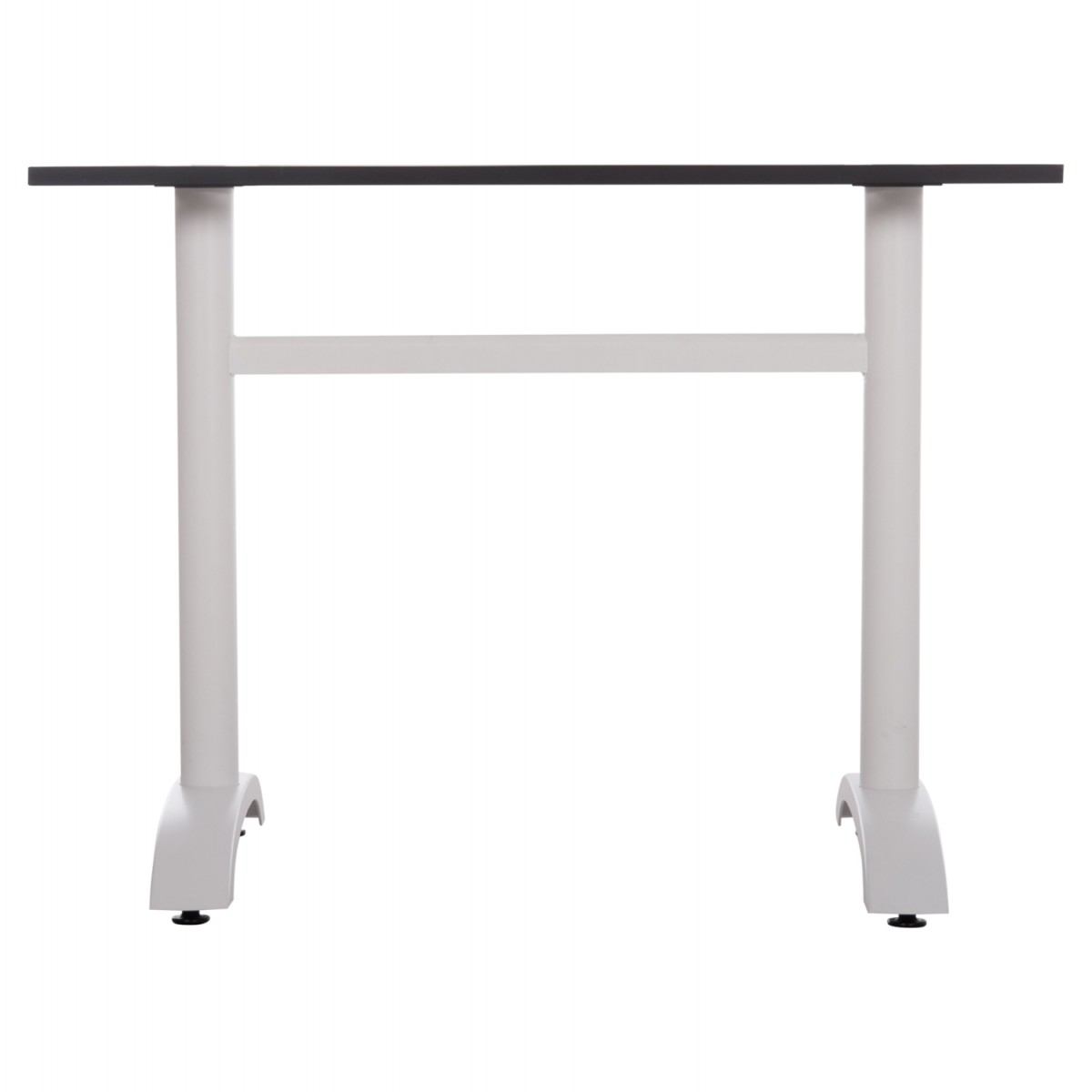 ΒΑΣΗ ΤΡΑΠΕΖΙΟΥ ΜΕΤΑΛΛΙΚΗ ΔΙΠΛΗ HM461.12 ΛΕΥΚΗ ΜΕ ΡΕΓΟΥΛΑΤΟΡΟΥΣ 100x60x73Υεκ.