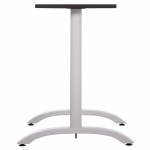 ΒΑΣΗ ΤΡΑΠΕΖΙΟΥ ΜΕΤΑΛΛΙΚΗ ΔΙΠΛΗ HM461.12 ΛΕΥΚΗ ΜΕ ΡΕΓΟΥΛΑΤΟΡΟΥΣ 100x60x73Υεκ.