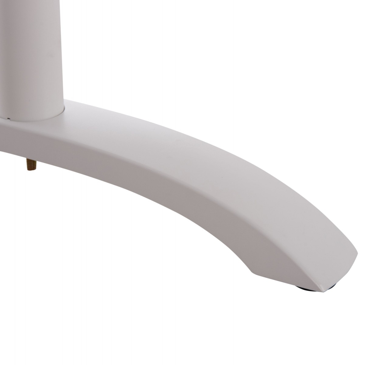 ΒΑΣΗ ΤΡΑΠΕΖΙΟΥ ΜΕΤΑΛΛΙΚΗ ΔΙΠΛΗ HM461.12 ΛΕΥΚΗ ΜΕ ΡΕΓΟΥΛΑΤΟΡΟΥΣ 100x60x73Υεκ.