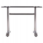 ΒΑΣΗ ΤΡΑΠΕΖΙΟΥ ΜΕΤΑΛΛΙΚΗ ΔΙΠΛΗ HM461.13 ΧΡΩΜΙΟΥ ΜΕ ΡΕΓΟΥΛΑΤΟΡΟΥΣ 100x60x73Υεκ.