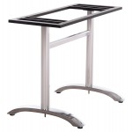 ΒΑΣΗ ΤΡΑΠΕΖΙΟΥ ΜΕΤΑΛΛΙΚΗ ΔΙΠΛΗ HM461.13 ΧΡΩΜΙΟΥ ΜΕ ΡΕΓΟΥΛΑΤΟΡΟΥΣ 100x60x73Υεκ.