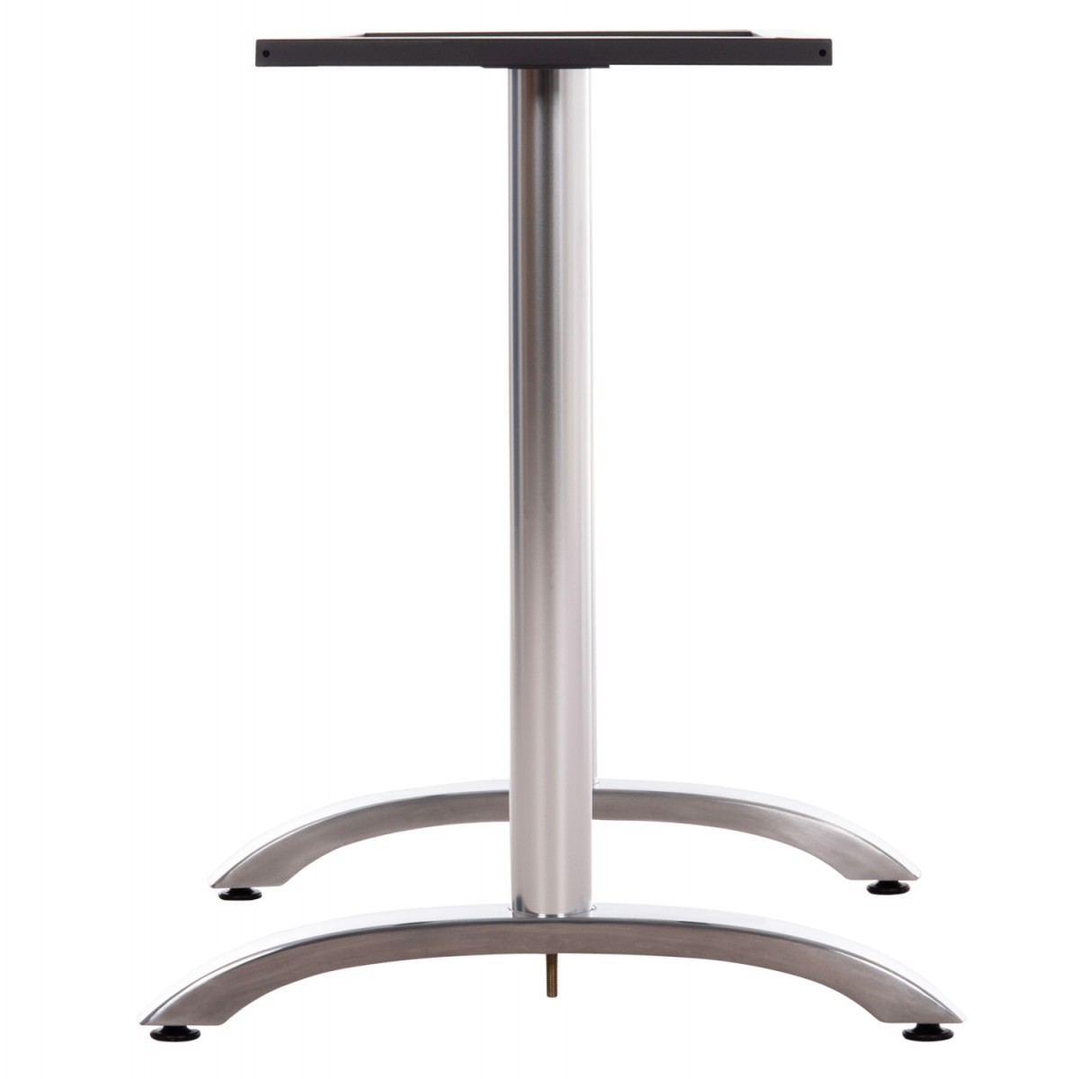 ΒΑΣΗ ΤΡΑΠΕΖΙΟΥ ΜΕΤΑΛΛΙΚΗ ΔΙΠΛΗ HM461.13 ΧΡΩΜΙΟΥ ΜΕ ΡΕΓΟΥΛΑΤΟΡΟΥΣ 100x60x73Υεκ.