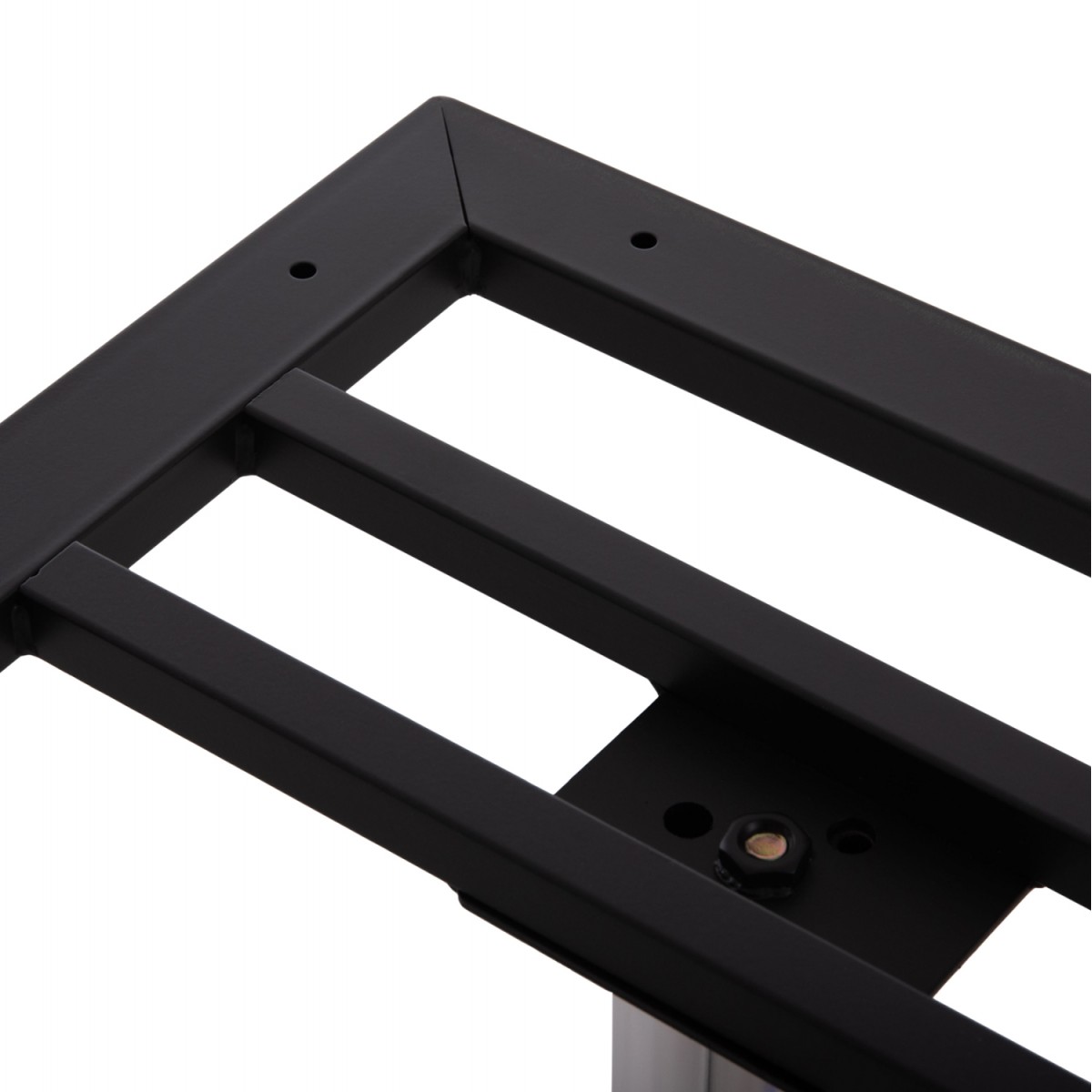 ΒΑΣΗ ΤΡΑΠΕΖΙΟΥ ΜΕΤΑΛΛΙΚΗ ΔΙΠΛΗ HM461.13 ΧΡΩΜΙΟΥ ΜΕ ΡΕΓΟΥΛΑΤΟΡΟΥΣ 100x60x73Υεκ.