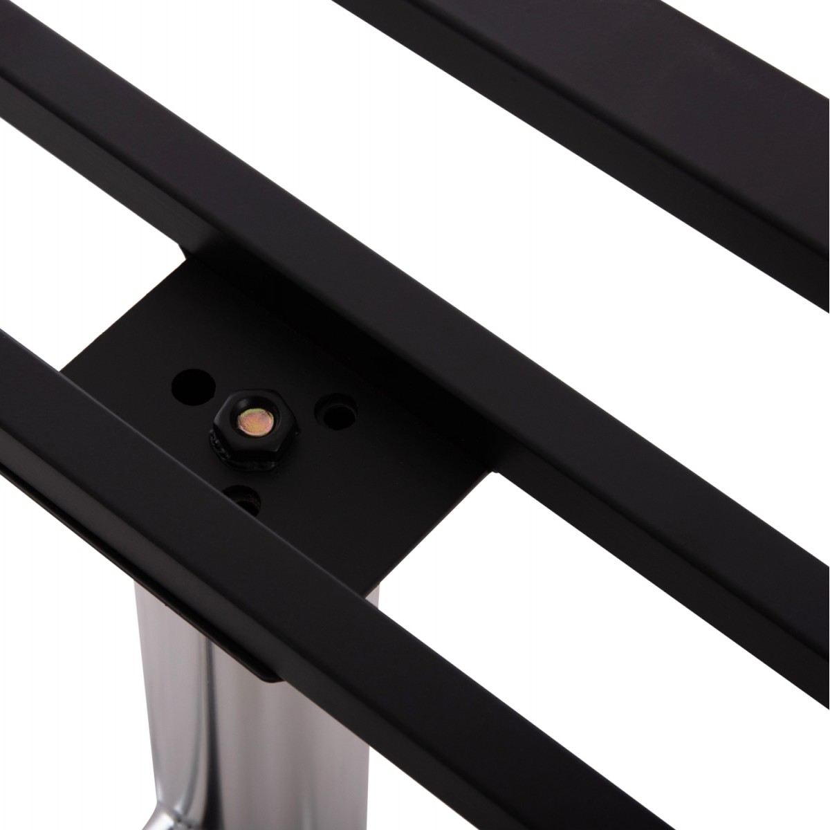 ΒΑΣΗ ΤΡΑΠΕΖΙΟΥ ΜΕΤΑΛΛΙΚΗ ΔΙΠΛΗ HM461.13 ΧΡΩΜΙΟΥ ΜΕ ΡΕΓΟΥΛΑΤΟΡΟΥΣ 100x60x73Υεκ.