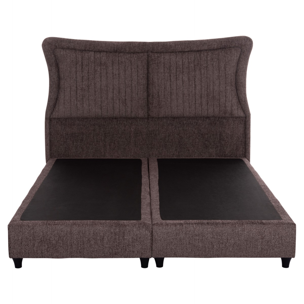 ΚΡEΒΑΤΙ ΔΙΠΛΟ NESTOR HM715.02 ΥΦΑΣΜΑ TEDDY ΚΑΦΕ--ΓΙΑ ΣΤΡΩΜΑ 160x200εκ.