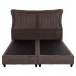 ΚΡEΒΑΤΙ ΔΙΠΛΟ NESTOR HM715.02 ΥΦΑΣΜΑ TEDDY ΚΑΦΕ--ΓΙΑ ΣΤΡΩΜΑ 160x200εκ.