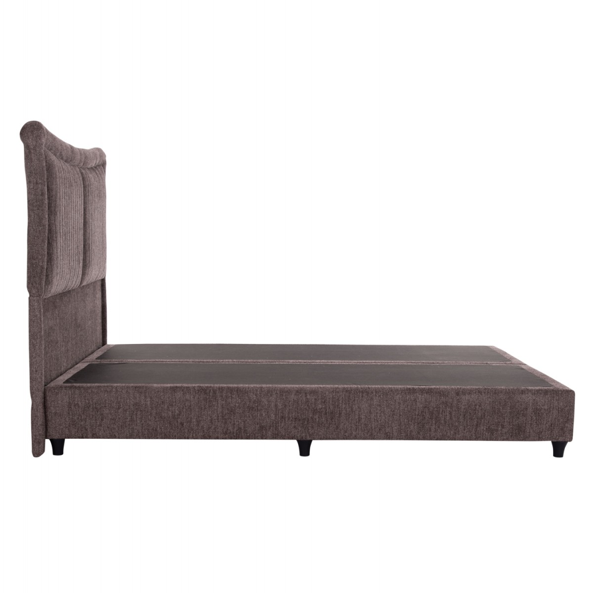 ΚΡEΒΑΤΙ ΔΙΠΛΟ NESTOR HM715.02 ΥΦΑΣΜΑ TEDDY ΚΑΦΕ--ΓΙΑ ΣΤΡΩΜΑ 160x200εκ.