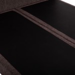 ΚΡEΒΑΤΙ ΔΙΠΛΟ NESTOR HM715.02 ΥΦΑΣΜΑ TEDDY ΚΑΦΕ--ΓΙΑ ΣΤΡΩΜΑ 160x200εκ.