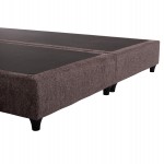 ΚΡEΒΑΤΙ ΔΙΠΛΟ NESTOR HM715.02 ΥΦΑΣΜΑ TEDDY ΚΑΦΕ--ΓΙΑ ΣΤΡΩΜΑ 160x200εκ.