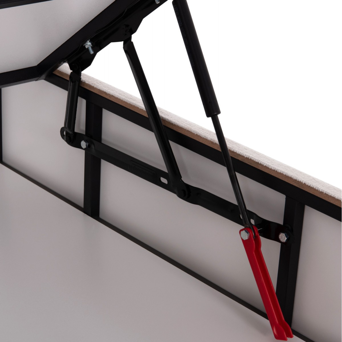 ΚΡEΒΑΤΙ ΜΕ ΑΠΟΘΗΚΕΥΤΙΚΟ ΧΩΡΟ DREAMLET HM716.03 ΛΕΥΚΟ TEDDY ΥΦΑΣΜΑ- ΓΙΑ ΣΤΡΩΜΑ 160x200εκ.