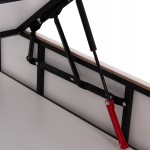 ΚΡEΒΑΤΙ ΜΕ ΑΠΟΘΗΚΕΥΤΙΚΟ ΧΩΡΟ DREAMLET HM716.03 ΛΕΥΚΟ TEDDY ΥΦΑΣΜΑ- ΓΙΑ ΣΤΡΩΜΑ 160x200εκ.