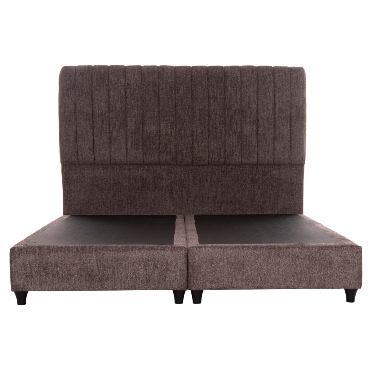 ΚΡEΒΑΤΙ ΔΙΠΛΟ LUTHER HM717.02 ΥΦΑΣΜΑ TEDDY ΚΑΦΕ--ΓΙΑ ΣΤΡΩΜΑ 160x200εκ.