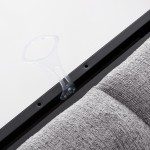 ΚΡΕΒΑΤΙ REMO ΜΕ ΑΠΟΘΗΚΕΥΤΙΚΟ ΧΩΡΟ HM719.22 ΥΦΑΣΜΑ TEDDY ΓΚΡΙ-ΓΙΑ ΣΤΡΩΜΑ 160x200εκ