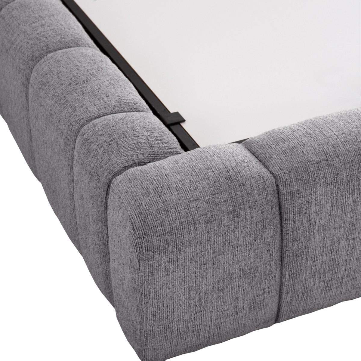 ΚΡΕΒΑΤΙ REMO ΜΕ ΑΠΟΘΗΚΕΥΤΙΚΟ ΧΩΡΟ HM719.22 ΥΦΑΣΜΑ TEDDY ΓΚΡΙ-ΓΙΑ ΣΤΡΩΜΑ 160x200εκ