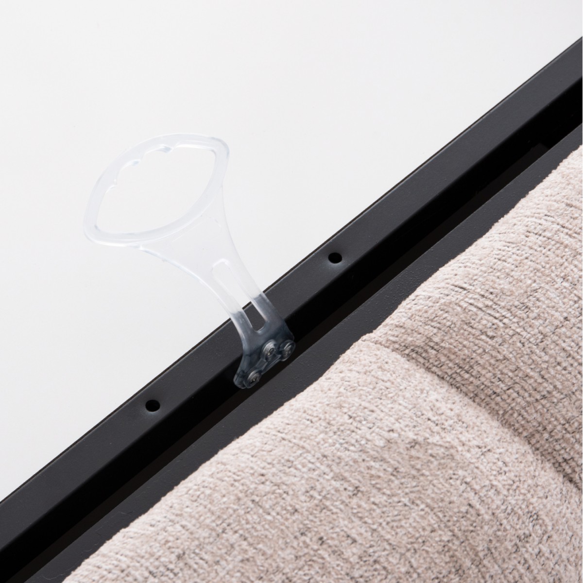 ΚΡΕΒΑΤΙ RAMON ΜΕ ΑΠΟΘ. ΧΩΡΟ HM720.10 ΥΦΑΣΜΑ TEDDY ΜΠΕΖ-ΓΙΑ ΣΤΡΩΜΑ 160x200εκ