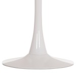 ΤΡΑΠΕΖΙ ΤΡΑΠΕΖΑΡΙΑΣ ROLLO HM9421.11 ΣΤΡΟΓΓΥΛΟ WHITE MARBLE Φ90x74Υεκ.