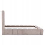 ΚΡΕΒΑΤΙ REMO ΜΕ ΑΠΟΘΗΚΕΥΤΙΚΟ ΧΩΡΟ HM719.10 ΥΦΑΣΜΑ TEDDY ΜΠΕΖ-ΓΙΑ ΣΤΡΩΜΑ 160x200εκ