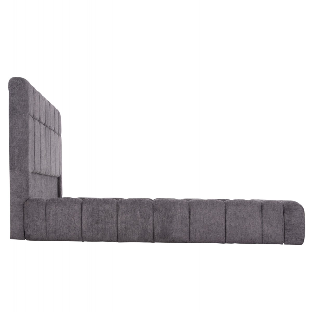 ΚΡΕΒΑΤΙ RAMON ΜΕ ΑΠΟΘ. ΧΩΡΟ HM720.22 ΥΦΑΣΜΑ TEDDY ΓΚΡΙ-ΓΙΑ ΣΤΡΩΜΑ 160x200εκ