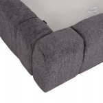 ΚΡΕΒΑΤΙ RAMON ΜΕ ΑΠΟΘ. ΧΩΡΟ HM720.22 ΥΦΑΣΜΑ TEDDY ΓΚΡΙ-ΓΙΑ ΣΤΡΩΜΑ 160x200εκ