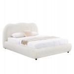 ΚΡΕΒΑΤΙ ΜΕ ΑΠΟΘ.ΧΩΡΟ KALLY HM729.03 ΜΠΕΖ FAUX FUR ΥΦΑΣΜΑ--ΓΙΑ ΣΤΡΩΜΑ 160x200εκ