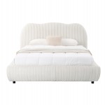 ΚΡΕΒΑΤΙ ΜΕ ΑΠΟΘ.ΧΩΡΟ KALLY HM729.03 ΜΠΕΖ FAUX FUR ΥΦΑΣΜΑ--ΓΙΑ ΣΤΡΩΜΑ 160x200εκ