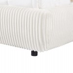 ΚΡΕΒΑΤΙ ΜΕ ΑΠΟΘ.ΧΩΡΟ KALLY HM729.03 ΜΠΕΖ FAUX FUR ΥΦΑΣΜΑ--ΓΙΑ ΣΤΡΩΜΑ 160x200εκ