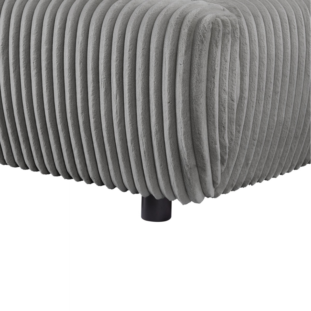 ΚΡΕΒΑΤΙ ΜΕ ΑΠΟΘ.ΧΩΡΟ KALLY HM729.01 ΓΚΡΙ FEAUX FUR ΥΦΑΣΜΑ--ΓΙΑ ΣΤΡΩΜΑ 160x200εκ