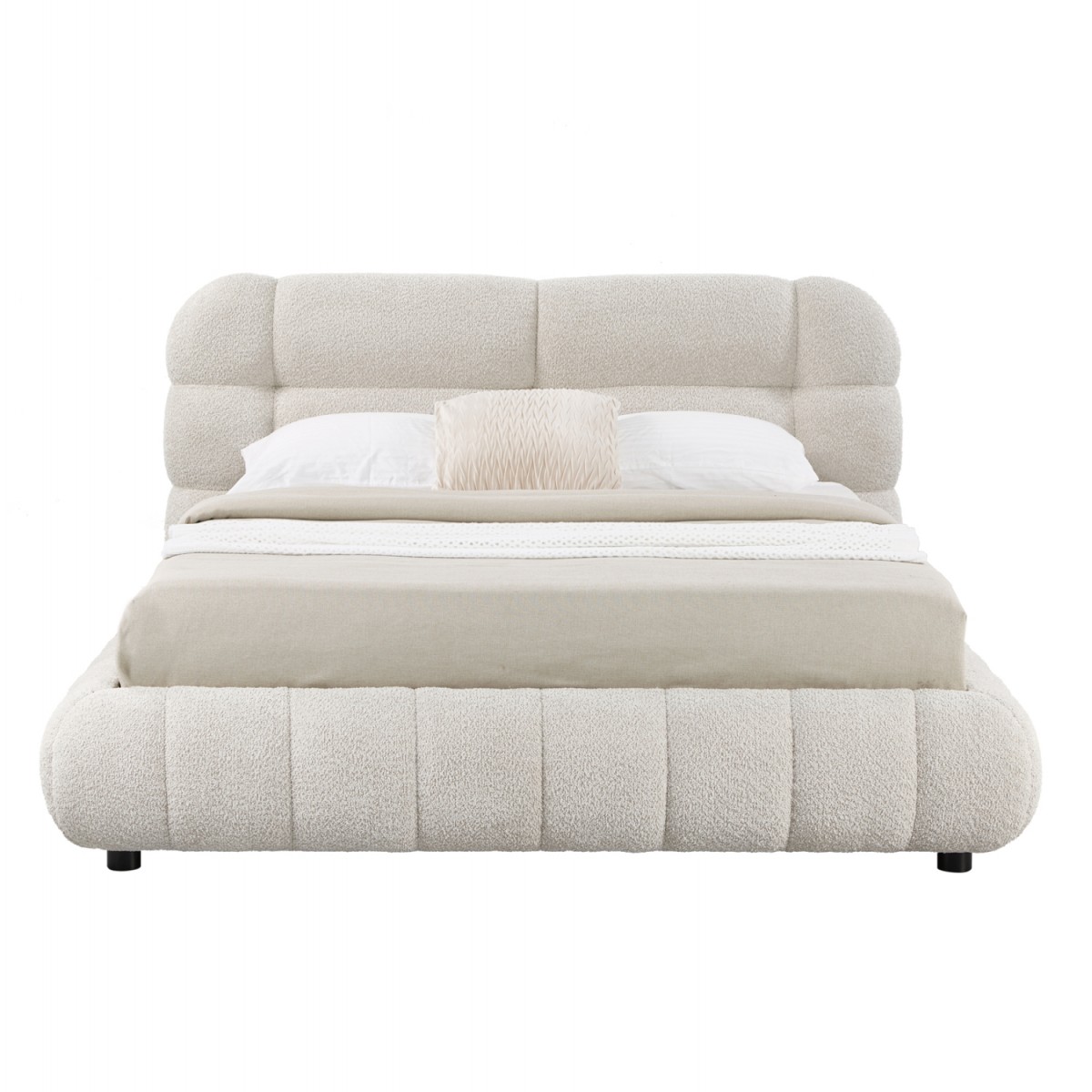 ΚΡΕΒΑΤΙ ΜΕ ΑΠΟΘ.ΧΩΡΟ MOLEN HM730.03 ΜΠΕΖ ΜΠΟΥΚΛΕ ΥΦΑΣΜΑ--ΓΙΑ ΣΤΡΩΜΑ 160x200εκ