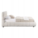 ΚΡΕΒΑΤΙ ΜΕ ΑΠΟΘ.ΧΩΡΟ MOLEN HM730.03 ΜΠΕΖ ΜΠΟΥΚΛΕ ΥΦΑΣΜΑ--ΓΙΑ ΣΤΡΩΜΑ 160x200εκ