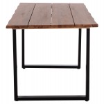 ΤΡΑΠΕΖΙ ΤΡΑΠΕΖΑΡΙΑΣ FRIGGO HM6375.02 ΞΥΛΟ ΑΚΑΚΙΑΣ ΠΑΧΟΣ ΕΠΙΦΑΝΕΙΑΣ 2,6εκ- 160x80x76Υ