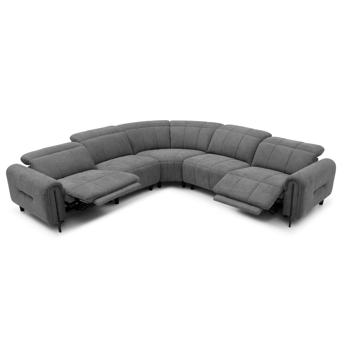 ΓΩΝΙΑΚΟΣ ΚΑΝΑΠΕΣ ΜΕ RECLINE ORACLE HM3290.01 ΓΚΡΙ ΥΦΑΣΜΑ 293x293x98Υεκ.