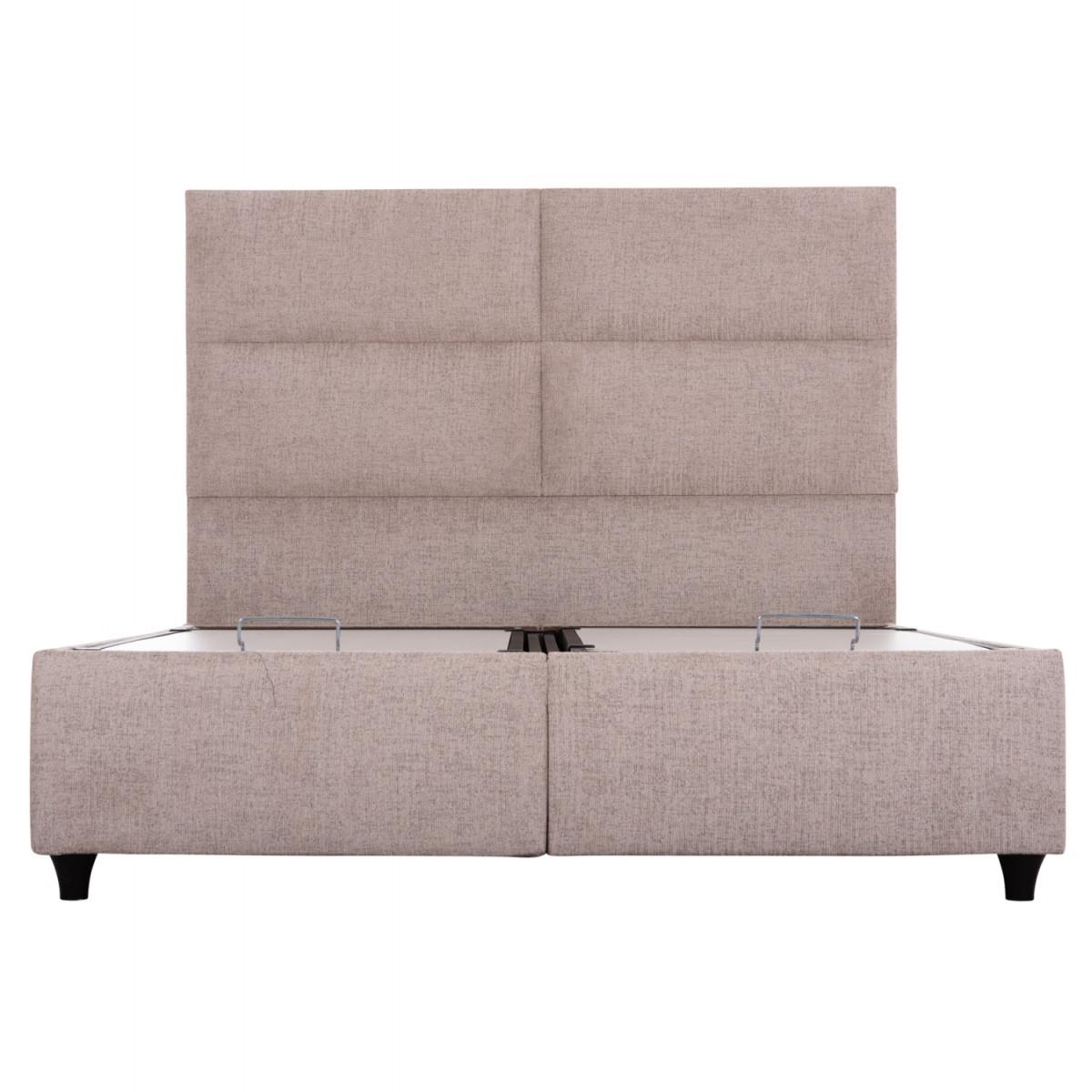 ΚΡΕΒΑΤΙ MILO ΜΕ ΑΠΟΘ.ΧΩΡΟ HM738.22 ΜΠΕΖ TEDDY ΥΦΑΣΜΑ ΓΙΑ ΣΤΡΩΜΑ 140x200εκ