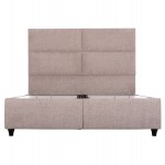 ΚΡΕΒΑΤΙ MILO ΜΕ ΑΠΟΘ.ΧΩΡΟ HM738.22 ΜΠΕΖ TEDDY ΥΦΑΣΜΑ ΓΙΑ ΣΤΡΩΜΑ 140x200εκ