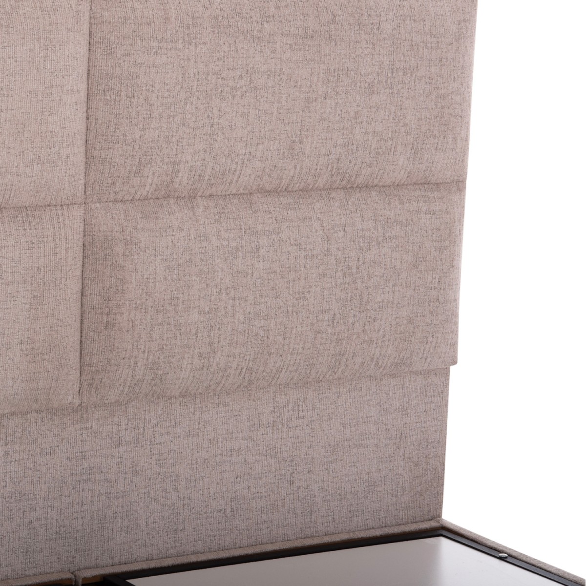 ΚΡΕΒΑΤΙ MILO ΜΕ ΑΠΟΘ.ΧΩΡΟ HM738.22 ΜΠΕΖ TEDDY ΥΦΑΣΜΑ ΓΙΑ ΣΤΡΩΜΑ 140x200εκ