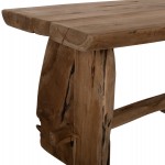 ΠΑΓΚΑΚΙ YEDI HM9347 ΑΠΟ ΜΑΣΙΦ ΞΥΛΟ TEAK ΦΥΣΙΚΟ 80X40X44Y εκ.