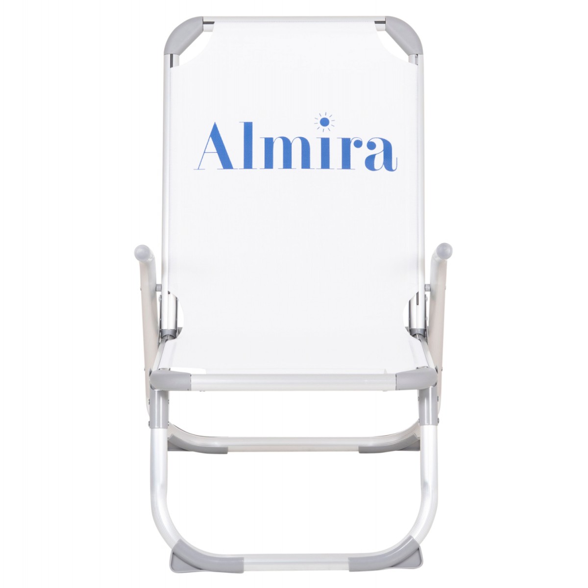 ΚΑΡΕΚΛΑΚΙ ΠΑΡΑΛΙΑΣ ΑΛΟΥΜΙΝΙΟΥ ΒΑΡ.ΤΥΠΟΥ ΥΠΕΡΥΨΩΜΕΝΟ ALMIRA HM6431.03 ΛΕΥΚΟ 53x68x80Υεκ