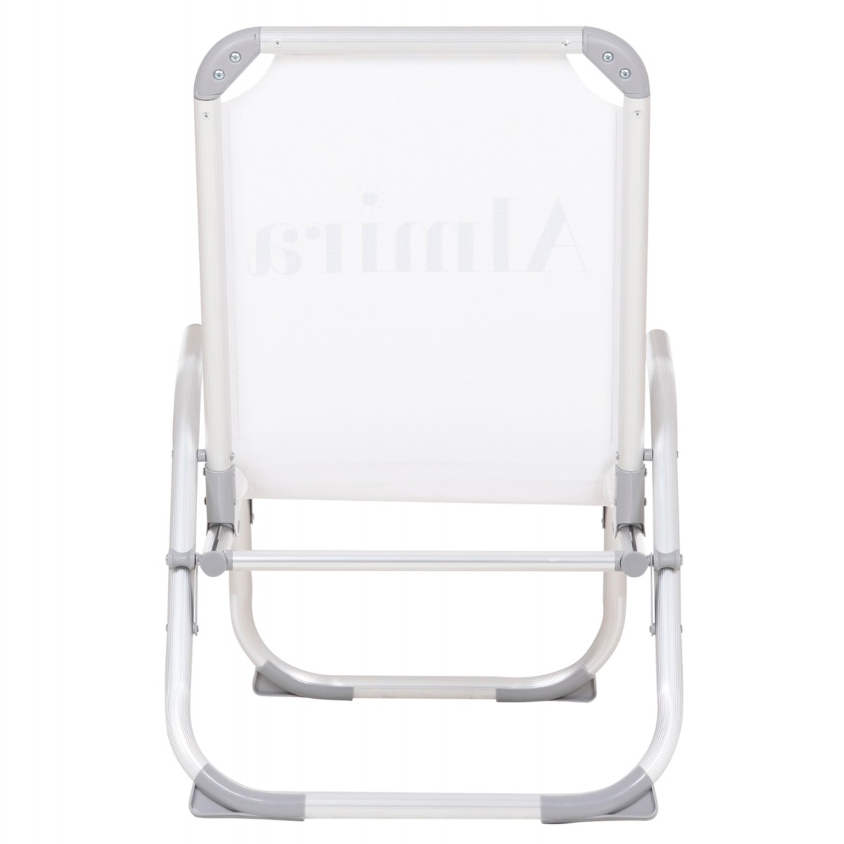 ΚΑΡΕΚΛΑΚΙ ΠΑΡΑΛΙΑΣ ΑΛΟΥΜΙΝΙΟΥ ΒΑΡ.ΤΥΠΟΥ ΥΠΕΡΥΨΩΜΕΝΟ ALMIRA HM6431.03 ΛΕΥΚΟ 53x68x80Υεκ