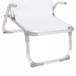 ΚΑΡΕΚΛΑΚΙ ΠΑΡΑΛΙΑΣ ΑΛΟΥΜΙΝΙΟΥ ΒΑΡ.ΤΥΠΟΥ ΥΠΕΡΥΨΩΜΕΝΟ ALMIRA HM6431.03 ΛΕΥΚΟ 53x68x80Υεκ