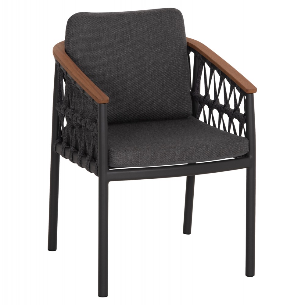 ΠΟΛΥΘΡΟΝΑ ΑΛΟΥΜΙΝΙΟΥ STREAM HM6427.01 ΣΚΟΥΡΟ ΓΚΡΙ ΣΧΟΙΝΙ & OLEFIN 59x63x85Υεκ.