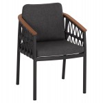 ΠΟΛΥΘΡΟΝΑ ΑΛΟΥΜΙΝΙΟΥ STREAM HM6427.01 ΣΚΟΥΡΟ ΓΚΡΙ ΣΧΟΙΝΙ & OLEFIN 59x63x85Υεκ.