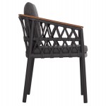 ΠΟΛΥΘΡΟΝΑ ΑΛΟΥΜΙΝΙΟΥ STREAM HM6427.01 ΣΚΟΥΡΟ ΓΚΡΙ ΣΧΟΙΝΙ & OLEFIN 59x63x85Υεκ.