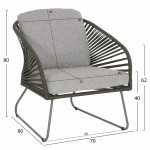 ΣΕΤ ΣΑΛΟΝΙ ΕΞ.ΧΩΡΟΥ 5ΤΜΧ VERMONT HM6504.07 ΜΕΤΑΛΛΟ-ΣΧΟΙΝΙ-ΓΥΑΛΙ--ΠΡΑΣΙΝΟ