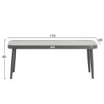 ΣΕΤ ΣΑΛΟΝΙ ΕΞ.ΧΩΡΟΥ 4 ΘΕΣΕΩΝ WILLA HM6505.01 ΑΛΟΥΜΙΝΙΟ-ΣΧΟΙΝΙ-ΜΑΞΙΛΑΡΙΑ ΣΕ ΓΚΡΙ