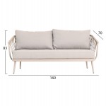 ΣΕΤ ΣΑΛΟΝΙ ΕΞ.ΧΩΡΟΥ 4 ΘΕΣΕΩΝ WILLA HM6505.02 ΑΛΟΥΜΙΝΙΟ-ΣΧΟΙΝΙ ΜΠΕΖ--ΜΑΞΙΛΑΡΙΑ ΓΚΡΙ