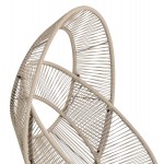 ΠΟΛΥΘΡΟΝΑ-ΦΩΛΙΑ RULER HM6506.02 ΜΟΚΑ ΜΕΤΑΛΛΟ-P.E.RATTAN--ΓΚΡΙ ΜΑΞΙΛΑΡΙΑ 90x85x149Υεκ