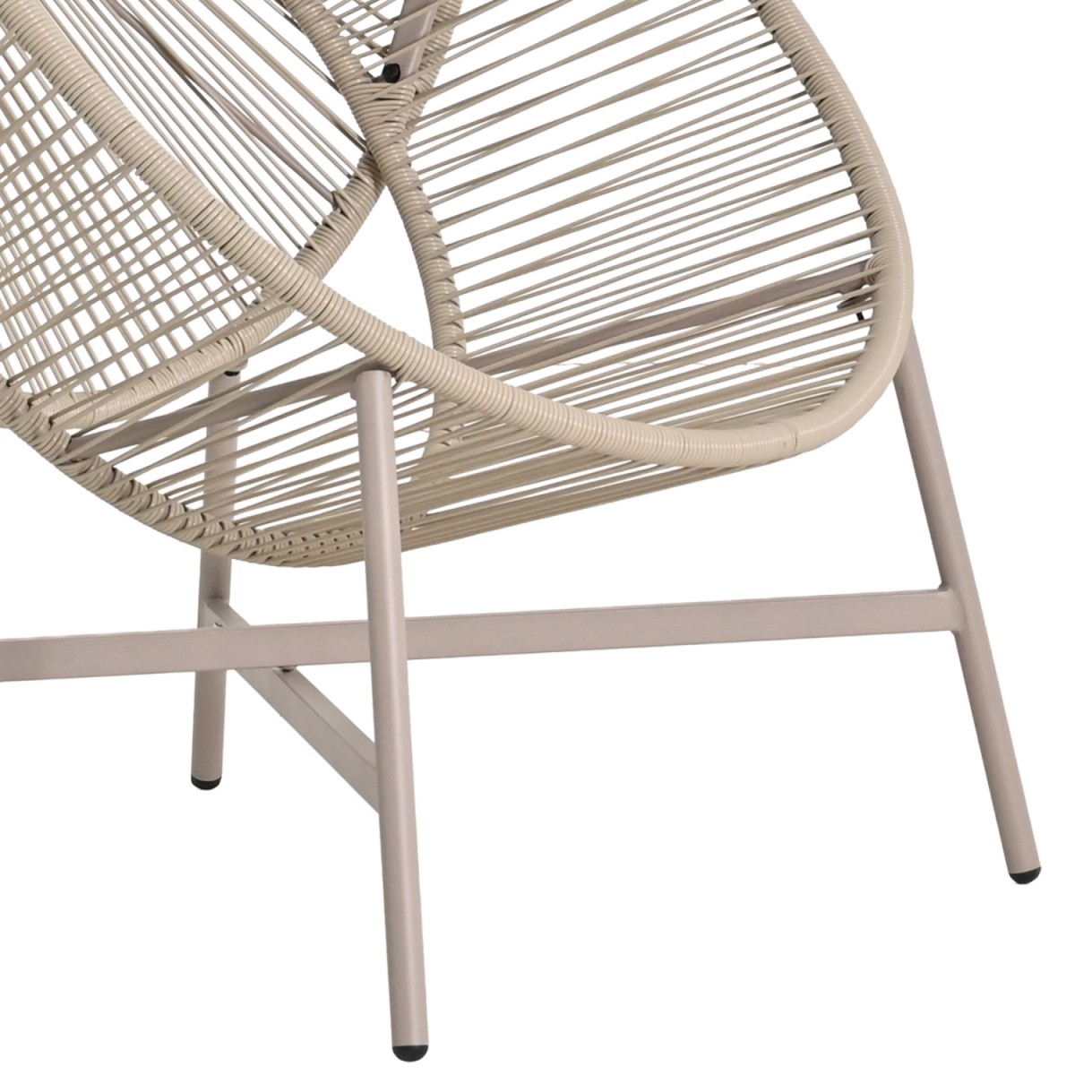 ΠΟΛΥΘΡΟΝΑ-ΦΩΛΙΑ RULER HM6506.02 ΜΟΚΑ ΜΕΤΑΛΛΟ-P.E.RATTAN--ΓΚΡΙ ΜΑΞΙΛΑΡΙΑ 90x85x149Υεκ