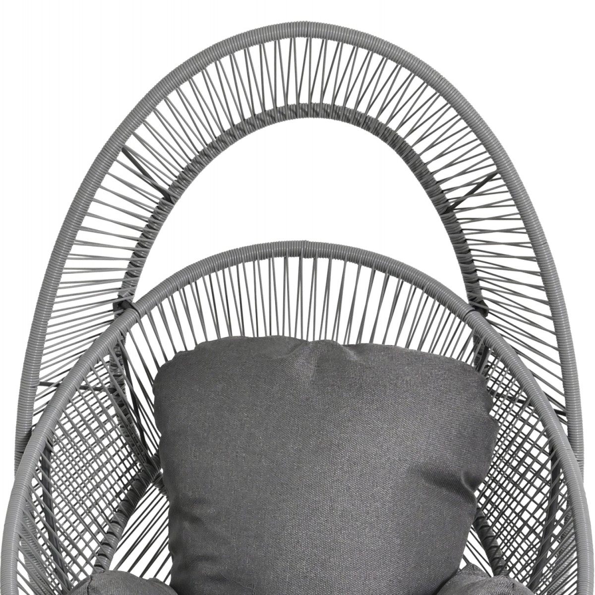 ΠΟΛΥΘΡΟΝΑ-ΦΩΛΙΑ RULER HM6506.01 ΓΚΡΙ ΜΕΤΑΛΛΟ-P.E.RATTAN-ΜΑΞΙΛΑΡΙΑ 90x85x149Υεκ