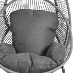 ΠΟΛΥΘΡΟΝΑ-ΦΩΛΙΑ RULER HM6506.01 ΓΚΡΙ ΜΕΤΑΛΛΟ-P.E.RATTAN-ΜΑΞΙΛΑΡΙΑ 90x85x149Υεκ